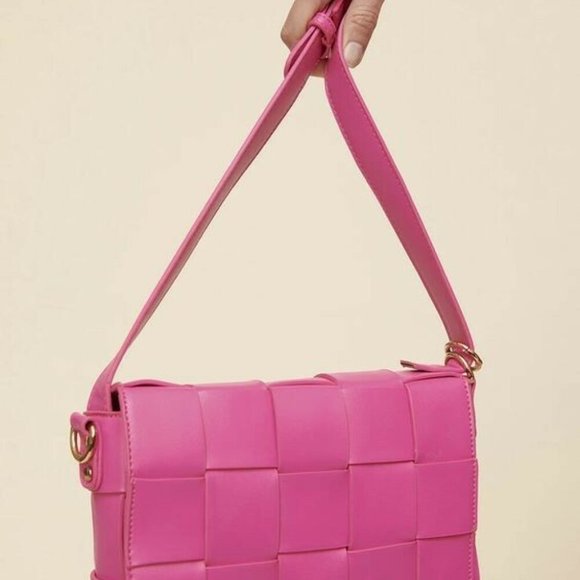 SHEIKE Tiarne Hot Pink Clutch Shoulder Bag Handbag - Picture 3 of 15